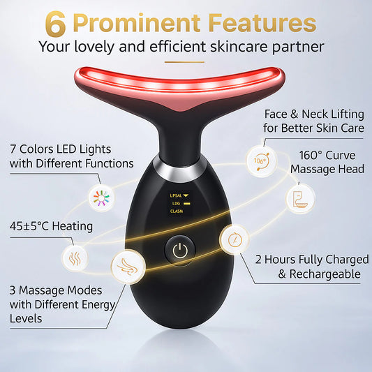 GlowLift 360 – Anti-Aging LED Facial Massager & Skin Tightener