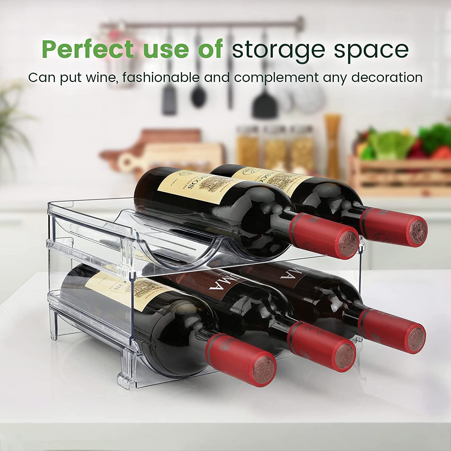 Water Bottle Storage Organizer