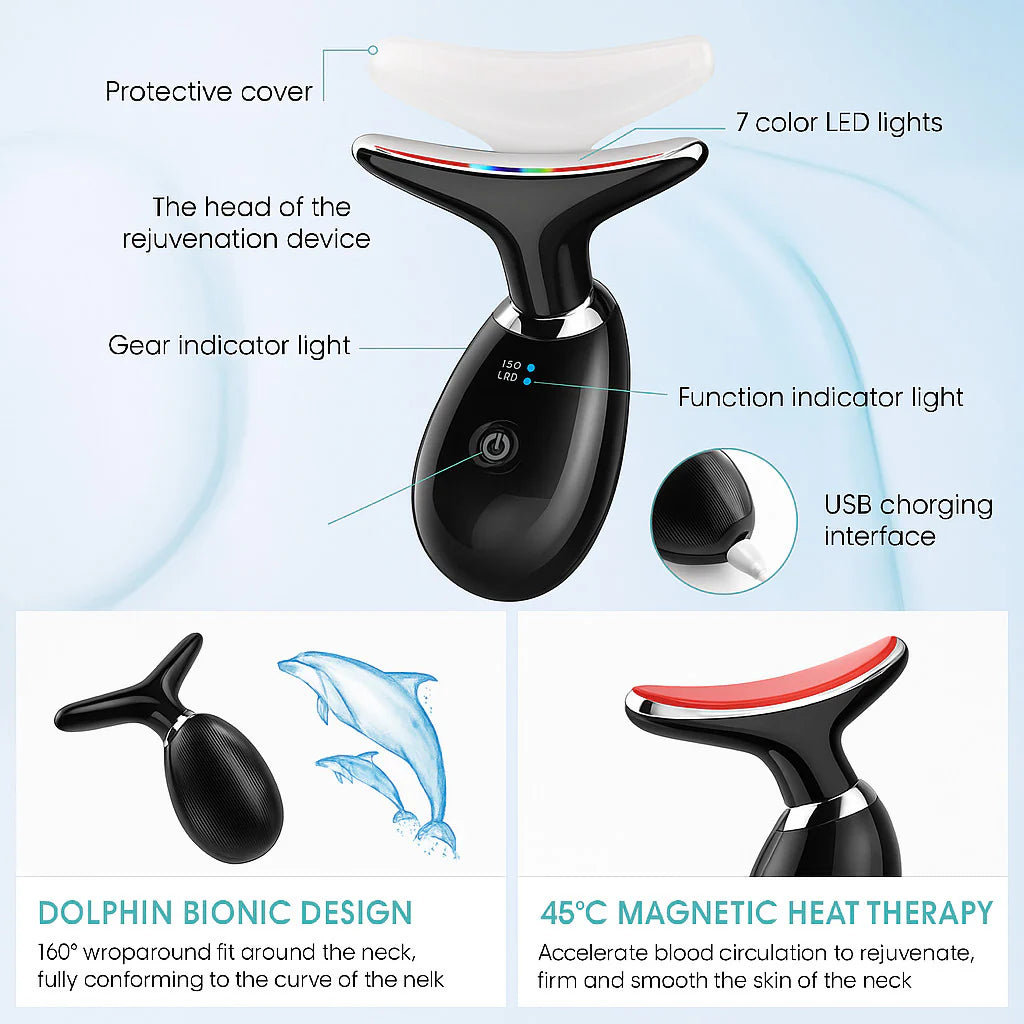 GlowLift 360 – Anti-Aging LED Facial Massager & Skin Tightener