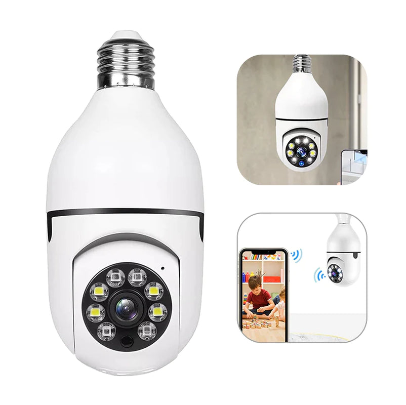 360°Wi-Fi Light Bulb Camera Smart Home Wireless Security