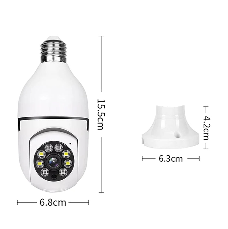 360°Wi-Fi Light Bulb Camera Smart Home Wireless Security