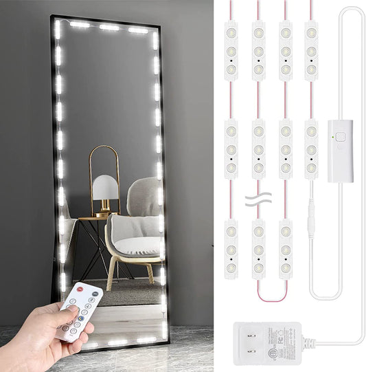 LED Vanity Mirror Lights with RF Remote (Mirror Not Included)