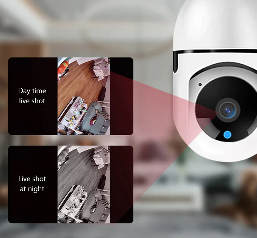 360°Wi-Fi Light Bulb Camera Smart Home Wireless Security